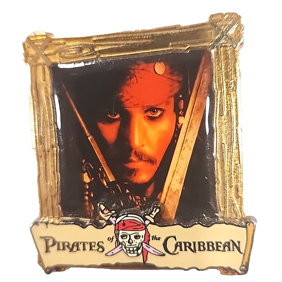 Disney Pin Captain Jack Sparrow Johnny Depp Movie Poster Artist Proof AP 00020